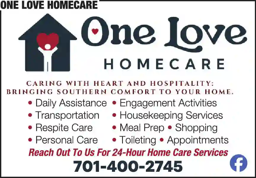Home Health Services print ad for One Love Homecare