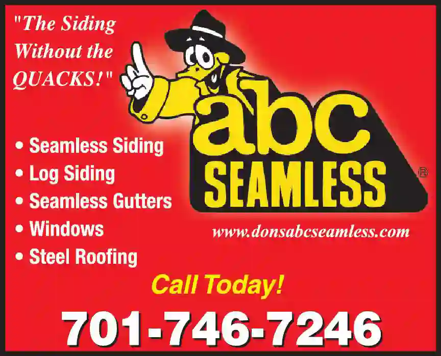 Siding Contractors print ad for ABC Seamless