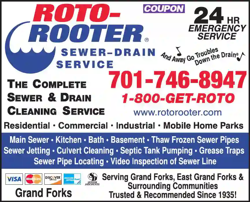 Plumbing Drains & Sewer Cleaning print ad for Roto-Rooter