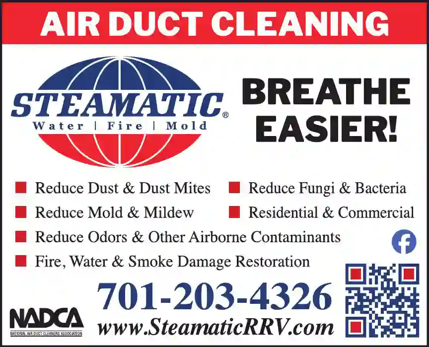 Air Duct Cleaning print ad for Steamatic of Grand Forks