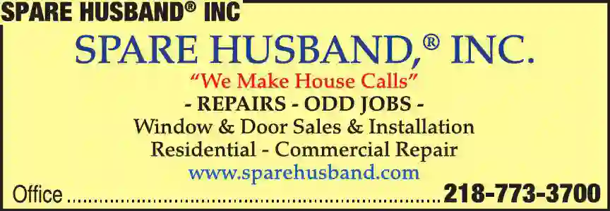 Handy Person Service print ad for Spare Husband(R) Inc