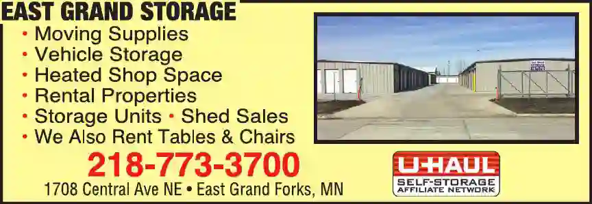 Storage print ad for East Grand Storage