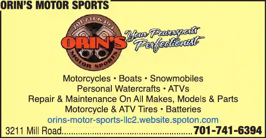 Motorcycles, Etc - New & Used print ad for Orin's Motor Sports