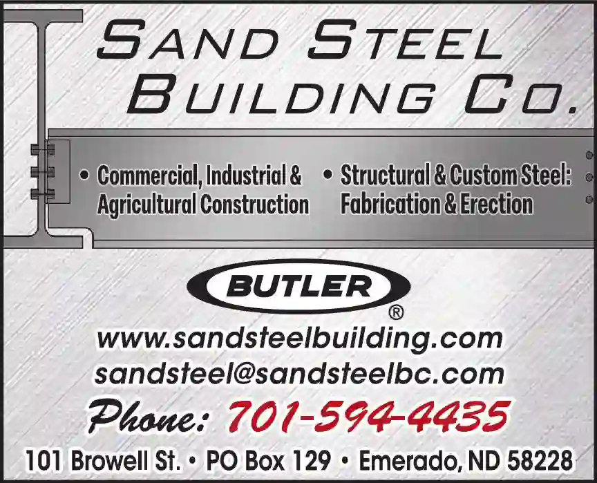 Buildings - Metal print ad for Sand Steel Building Co