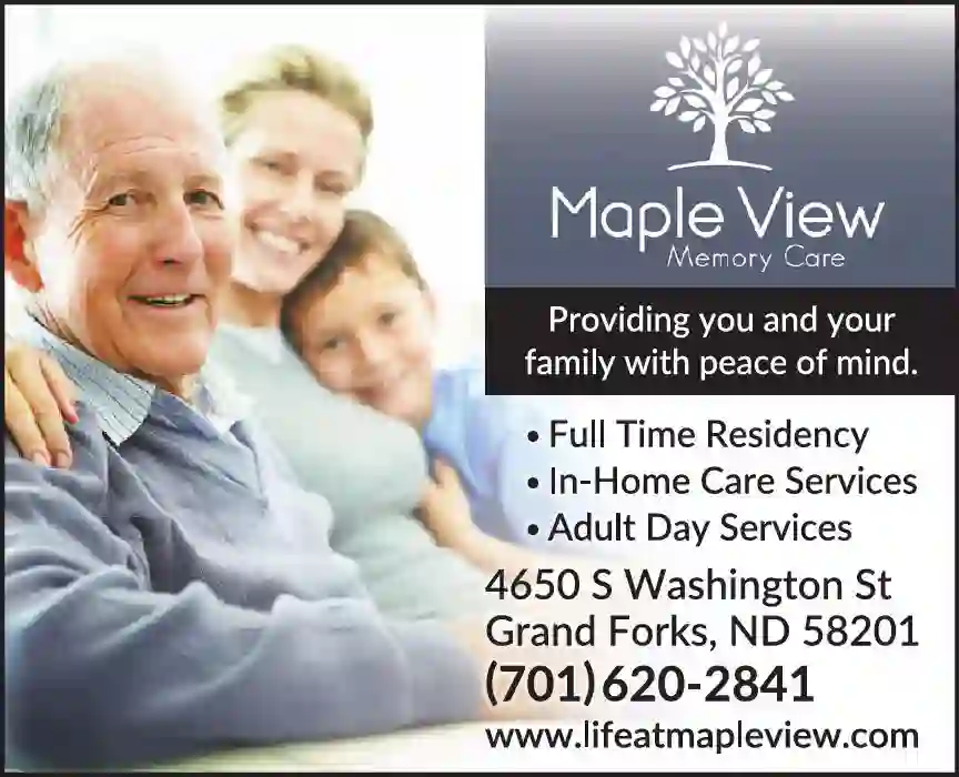 Home Care Services print ad for Maple View Memory Care Community