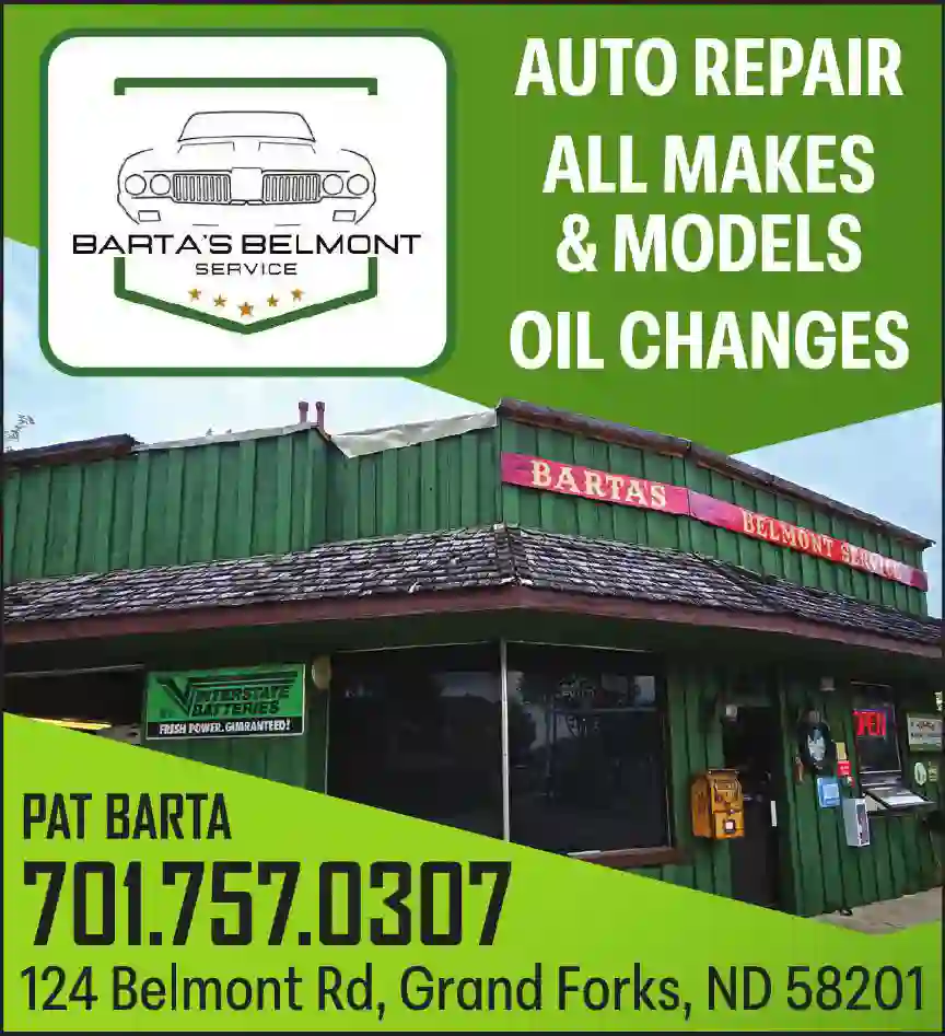 Auto Repair & Service print ad for Barta's Belmont Service